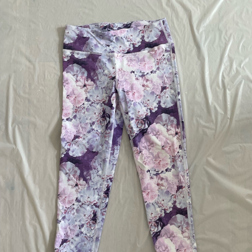 Flower print leggings
